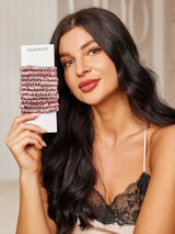 [Blasses Mauve] SilkSilky-DE Haargummis 001