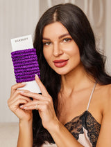 [Violett] SilkSilky-DE Haargummis 002