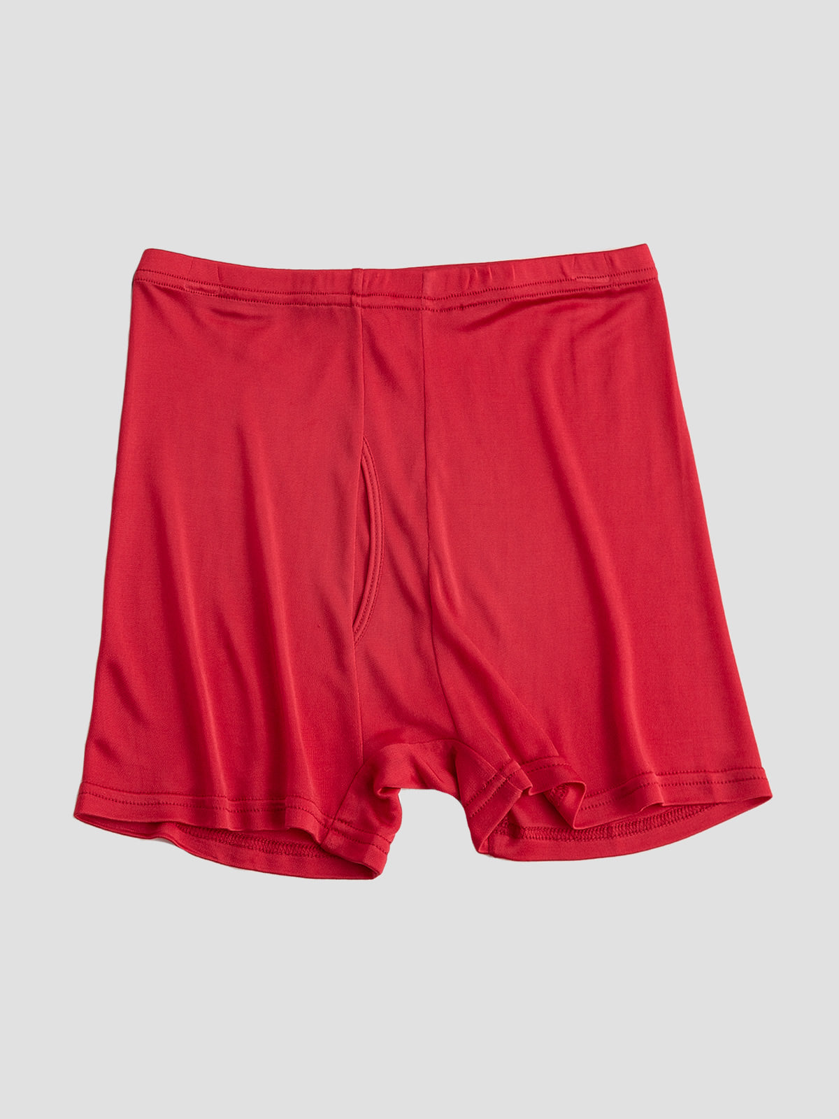 [Red] SilkSilky Silk Knitted Mens Underwear 007