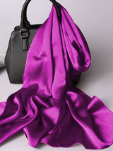[Violett] SilkSilky-DE Schals 001