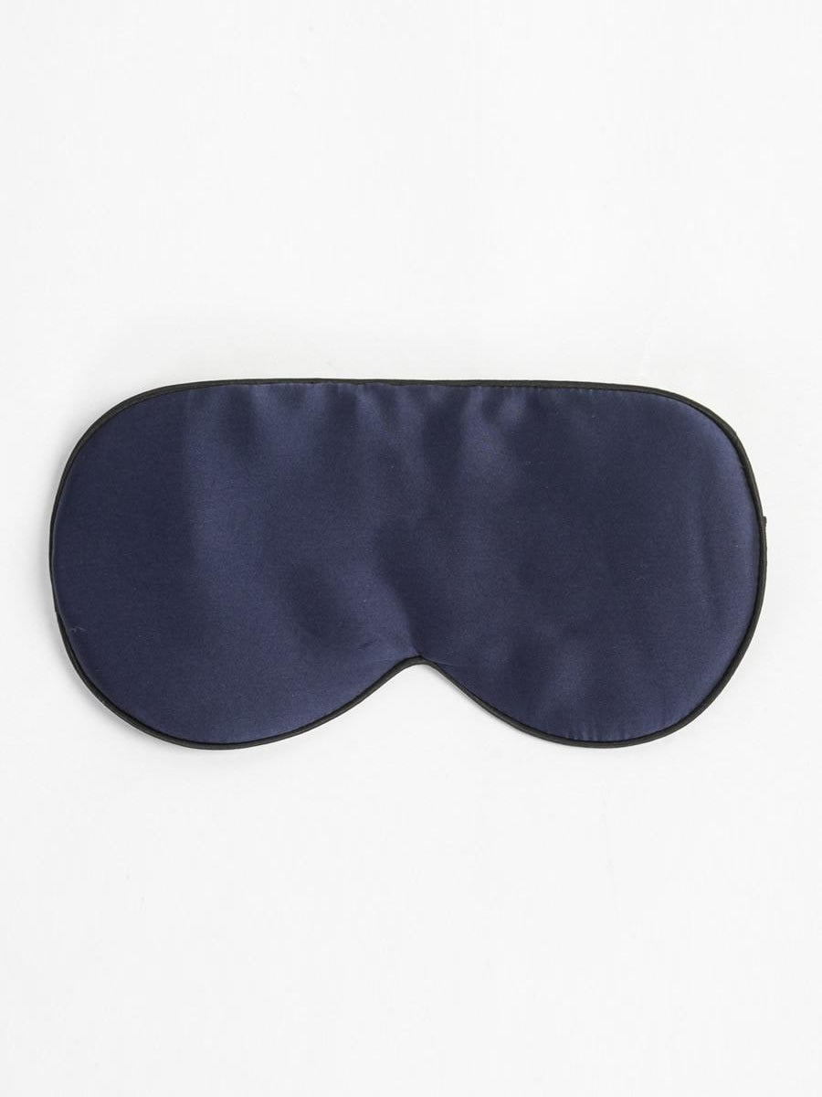 [Dunkelblau] SilkSilky-DE 19Momme Reine Seide Eye Mask 006