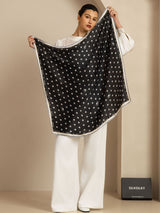 [Schwarz] SilkSilky-DE Scarf 004