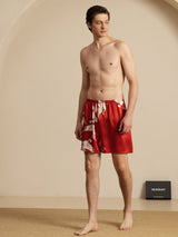 [Rotwein] SilkSilky-DE Mens Sleep Bottoms 006