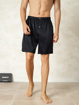 [Schwarz] SilkSilky-DE Mens Sleep Bottoms 001