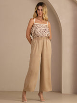 [Curry] SilkSilky-DE Womens Pants 005