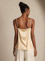 [Champagner] SilkSilky-DE Spaghetti Strap Cami Top 002