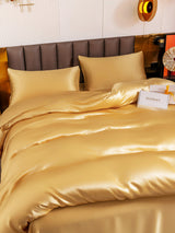 [Champagner] SilkSilky-DE 19Momme Bettwäsche Sets 004