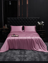 [Blasses Mauve] SilkSilky-DE 25Momme Bettwäsche Sets 001
