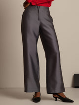 [Grau] SilkSilky-DE 32Momme Wolle Damenhosen 006