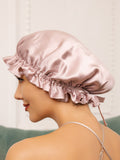 SilkSilky-DE Reine Seide Sleep Cap Rosa 001