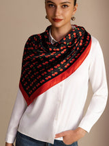 [Schwarze Kirsche] SilkSilky-DE Scarf 006