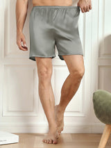 [Graugrün] SilkSilky-DE Mens Sleep Bottoms 001