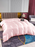 SilkSilky DE 22Momme Reine Seide Duvet Cover Rosa 003