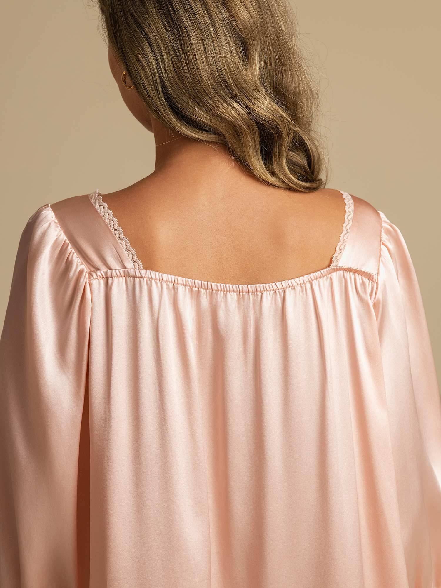 [Hellrosa] SilkSilky-DE Reine Seide Nightgown 005