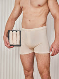 SilkSilky DE Seidenstrick Mens Underwear Beige 001