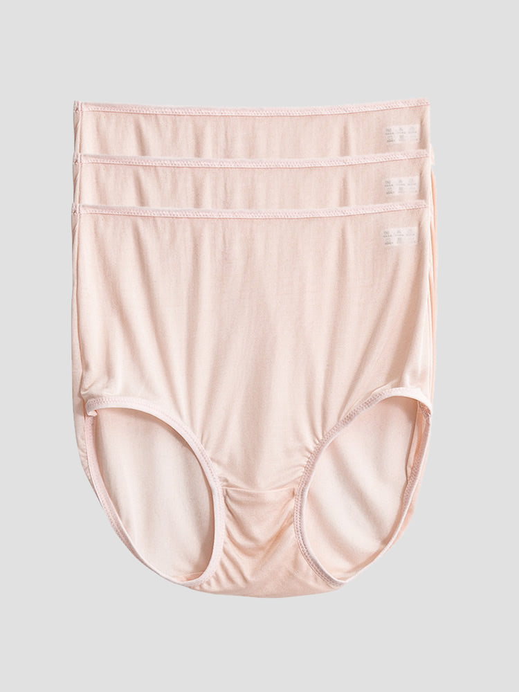 SilkSilky-DE Seidenstrick Panty Hellrosa 005
