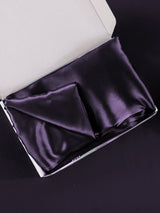 [Dunkelviolett] SilkSilky-DE 30Momme Reine Seide Pillowcase 006
