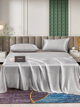 [Silber] SilkSilky-DE 25Momme Reine Seide Bedding Set 002