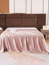 [Blasses Mauve] SilkSilky-DE 19Momme Spannbettlaken 002