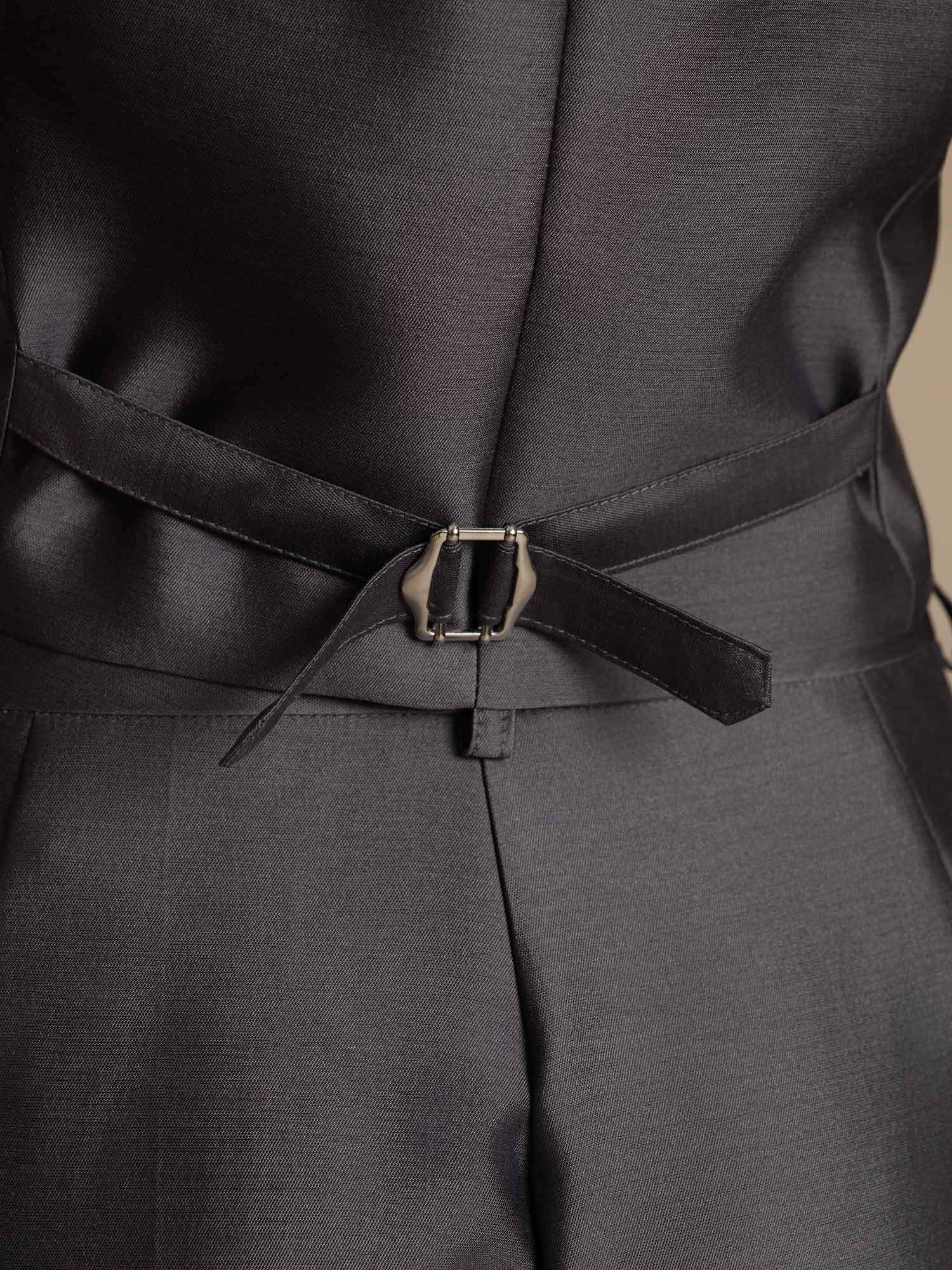 [Bronze] SilkSilky-DE 32Momme Silk-Wool Blend V Ausschnitt Damenweste 005,