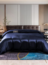 [Dunkelblau] SilkSilky-DE 22Momme Duvet Covers 001