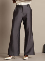 [Grau] SilkSilky-DE 32Momme Wolle Damenhosen 007