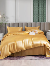 [Champagner] SilkSilky-DE 25Momme Reine Seide Bedding Set 002