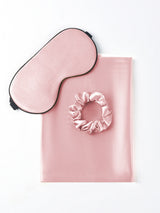[Blasses Mauve] SilkSilky-DE 19Momme Reine Seide Pillowcase Set 001