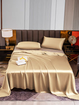 [Beige] SilkSilky-DE 22Momme Bettwäsche Sets 001