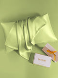 SilkSilky-DE 19Momme Reine Seide Pillowcase Mintgrün 006