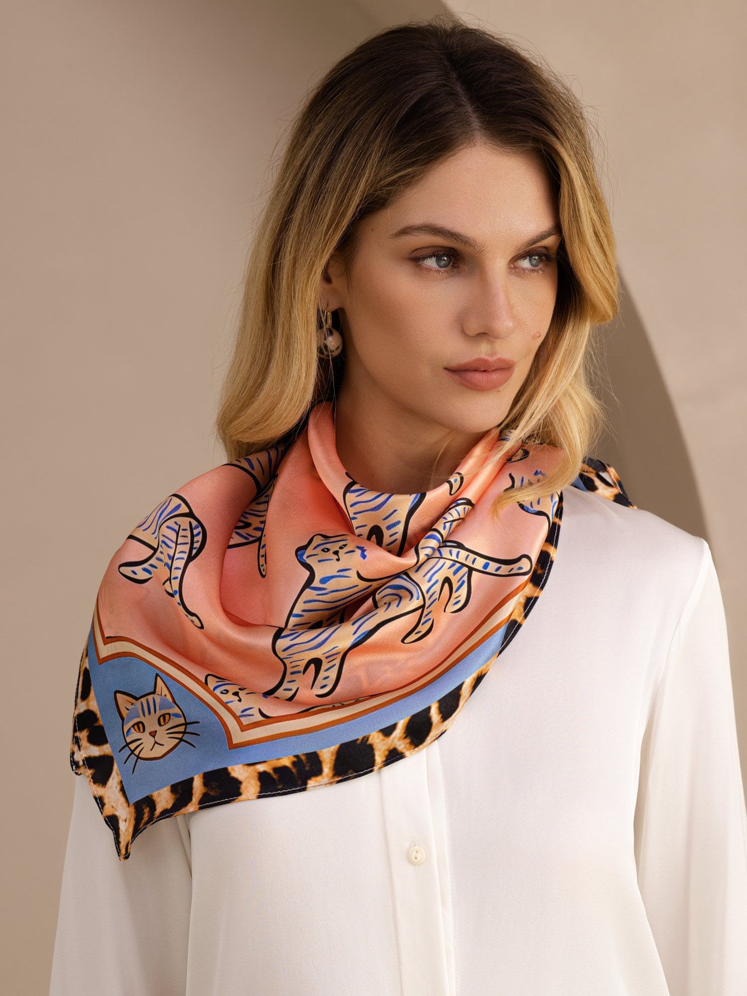 [Rosa Katze] SilkSilky-DE Scarf 002