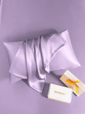 SilkSilky-DE 19Momme Reine Seide Pillowcase Lavendel 006