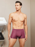 SilkSilky DE Seidenstrick Mens Underwear Rotwein 001