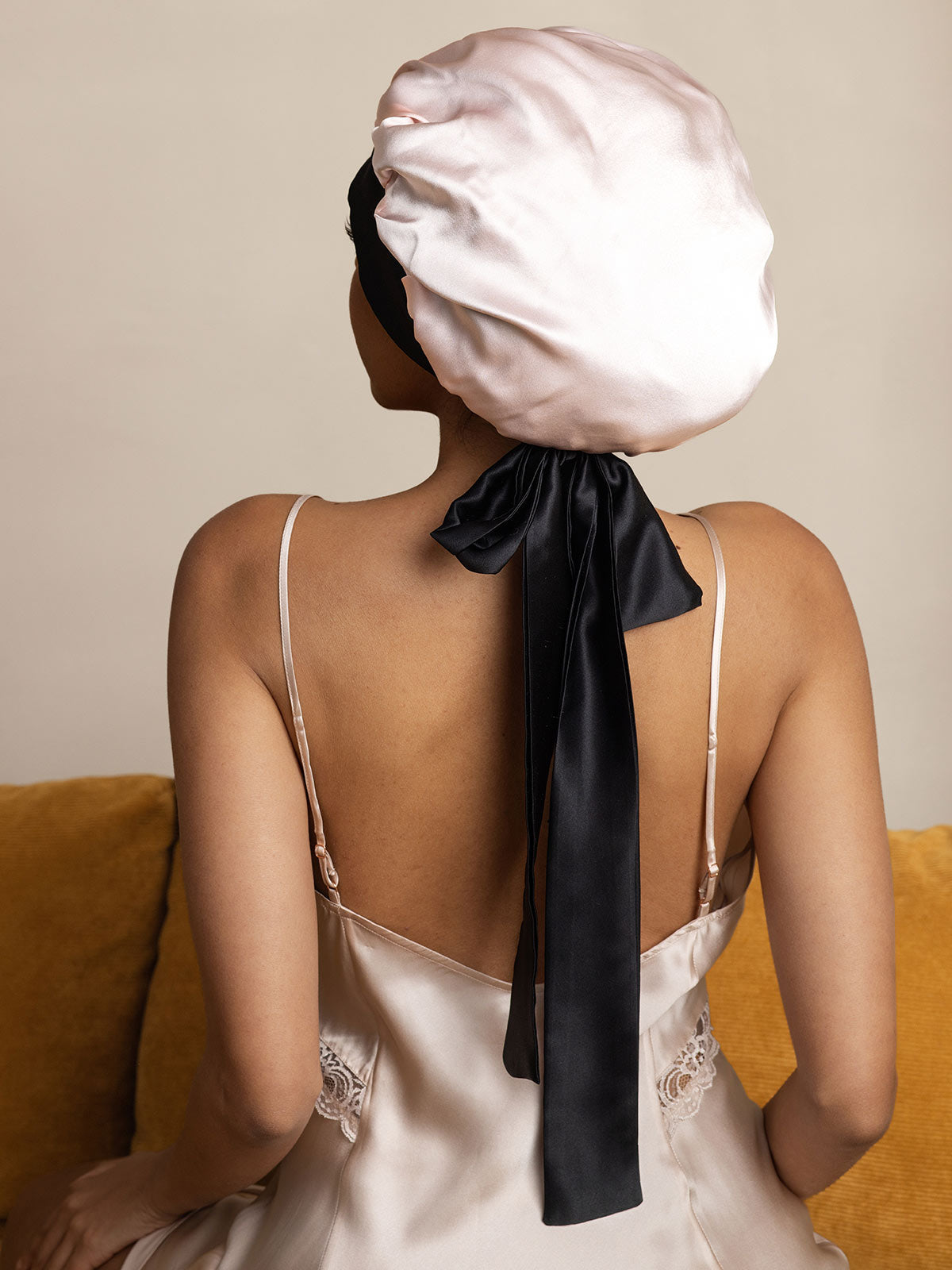 [Rosa] SilkSilky-DE Reine Seide Sleep Cap 004