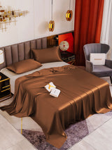 [Kaffee] SilkSilky-DE 19Momme Bettwäsche Sets 001