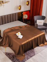 [Kaffee] SilkSilky-DE 19Momme Spannbettlaken 001