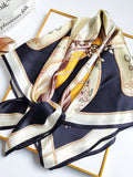 SilkSilky DE Reine Seide Scarf Schwarz 003