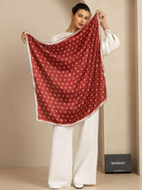 [Rotwein] SilkSilky-DE Scarf 005