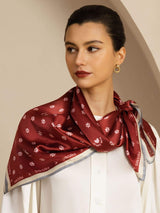[Rotwein] SilkSilky-DE Scarf 002