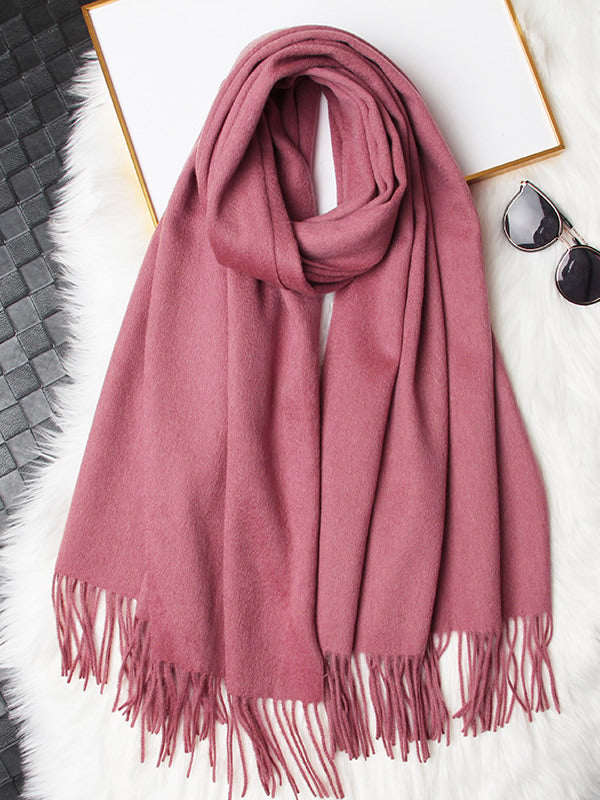 [Blasses Mauve] SilkSilky-DE Wolle Scarf 006