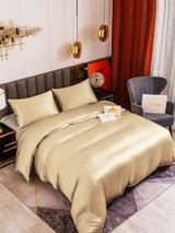 [Beige] SilkSilky-DE 19Momme Bettwäsche Sets 001