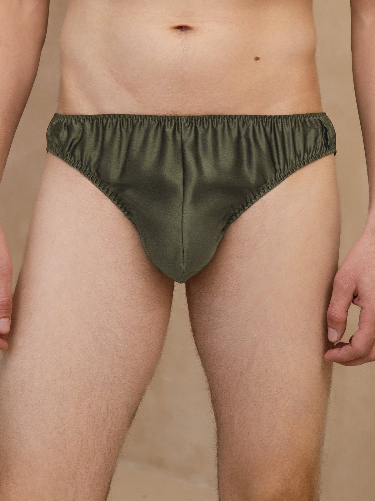 [Grün] SilkSilky-DE Mens Underwear 001
