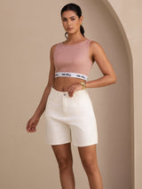 [Rosa] SilkSilky-DE Sleeveless Crew Neck Cami Top 008