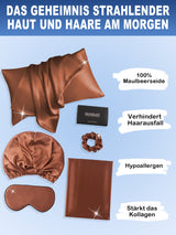 [Kaffee] SilkSilky-DE 19Momme Pillowcase Set 002