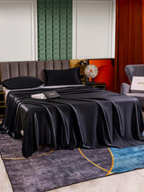 [Schwarz] SilkSilky-DE 25Momme Reine Seide Bedding Set 003