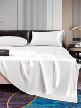 [Weiß] SilkSilky-DE 22Momme Reine Seide Bedding Set 006,