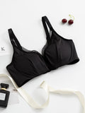 SilkSilky DE Seidenstrick Bra Schwarz 005