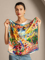 [P096] SilkSilky-DE Reine Seide Scarf 003