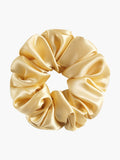 SilkSilky DE 19Momme Reine Seide Scrunchie Champagner 003