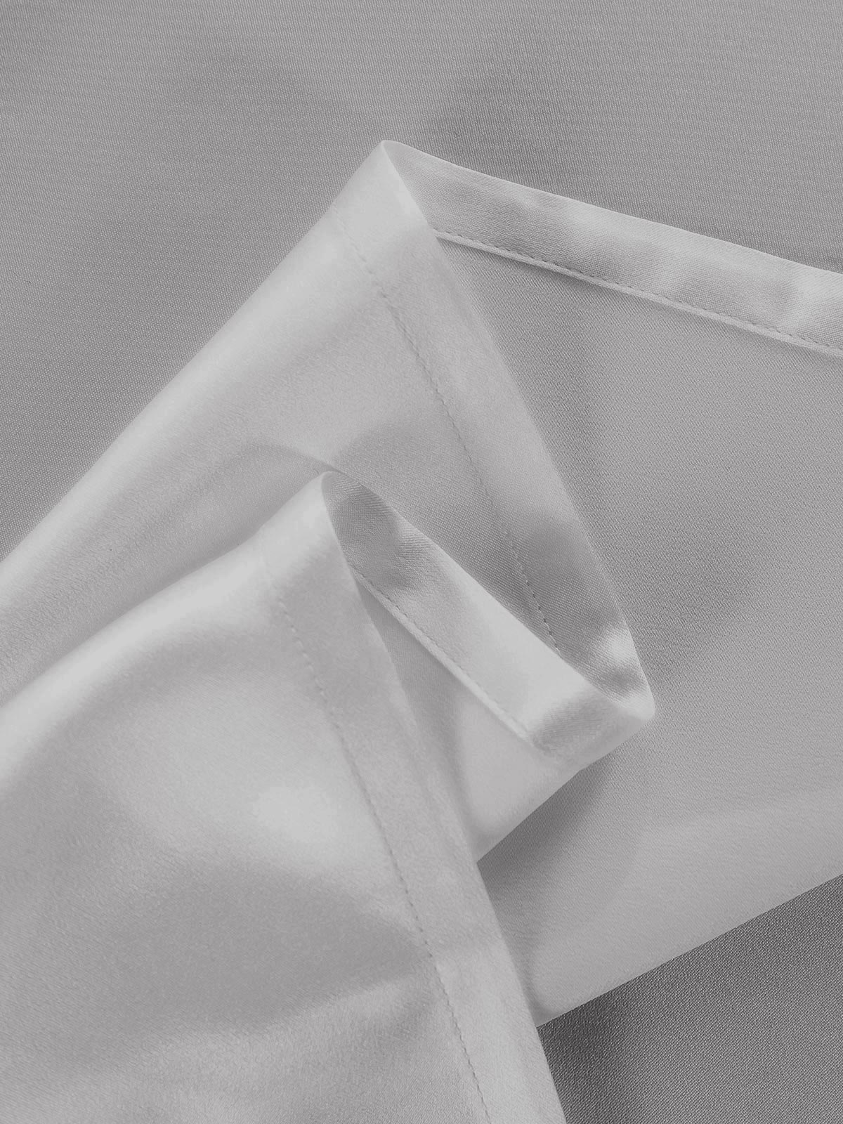[Silber] SilkSilky-DE 19Momme Reine Seide Sheet 005